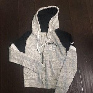 Hollister zip up sweatshirt like new small